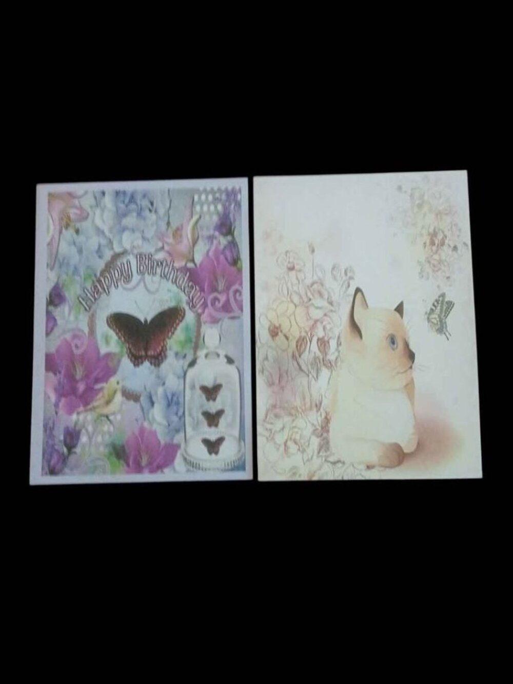 Two Birthday Greeting Cards
